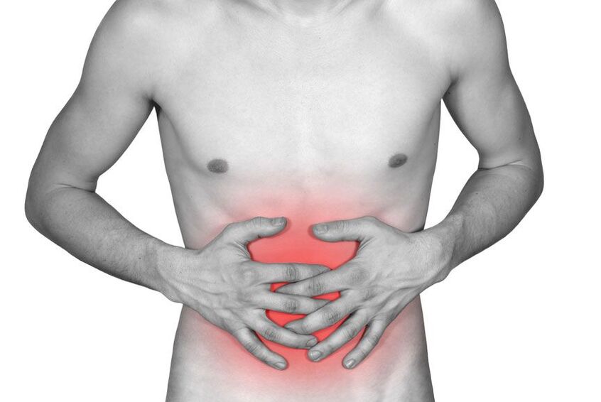 bolovi u trbuhu osobe mogu biti simptom prisutnosti parazita